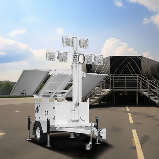 Solar Powered Portable Tower Trailer