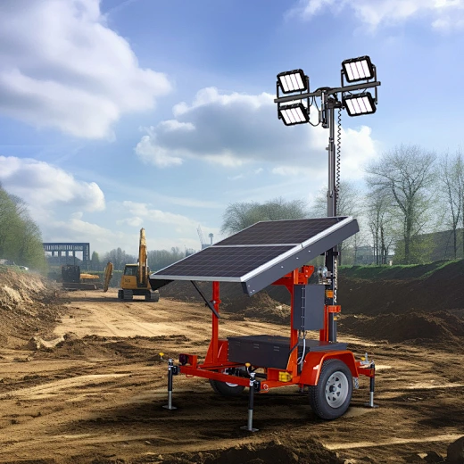 Solar Powered Portable Tower Trailer
