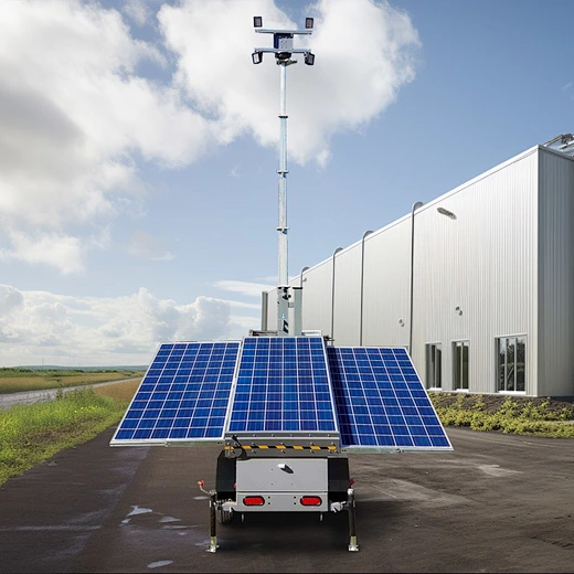 Solar Powered Portable Tower Trailer